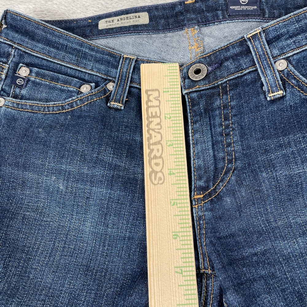 AG Adriano Goldschmied Angelina Jeans Womens 26R Blue Petite Boot Cut Denim - Picture 9 of 13